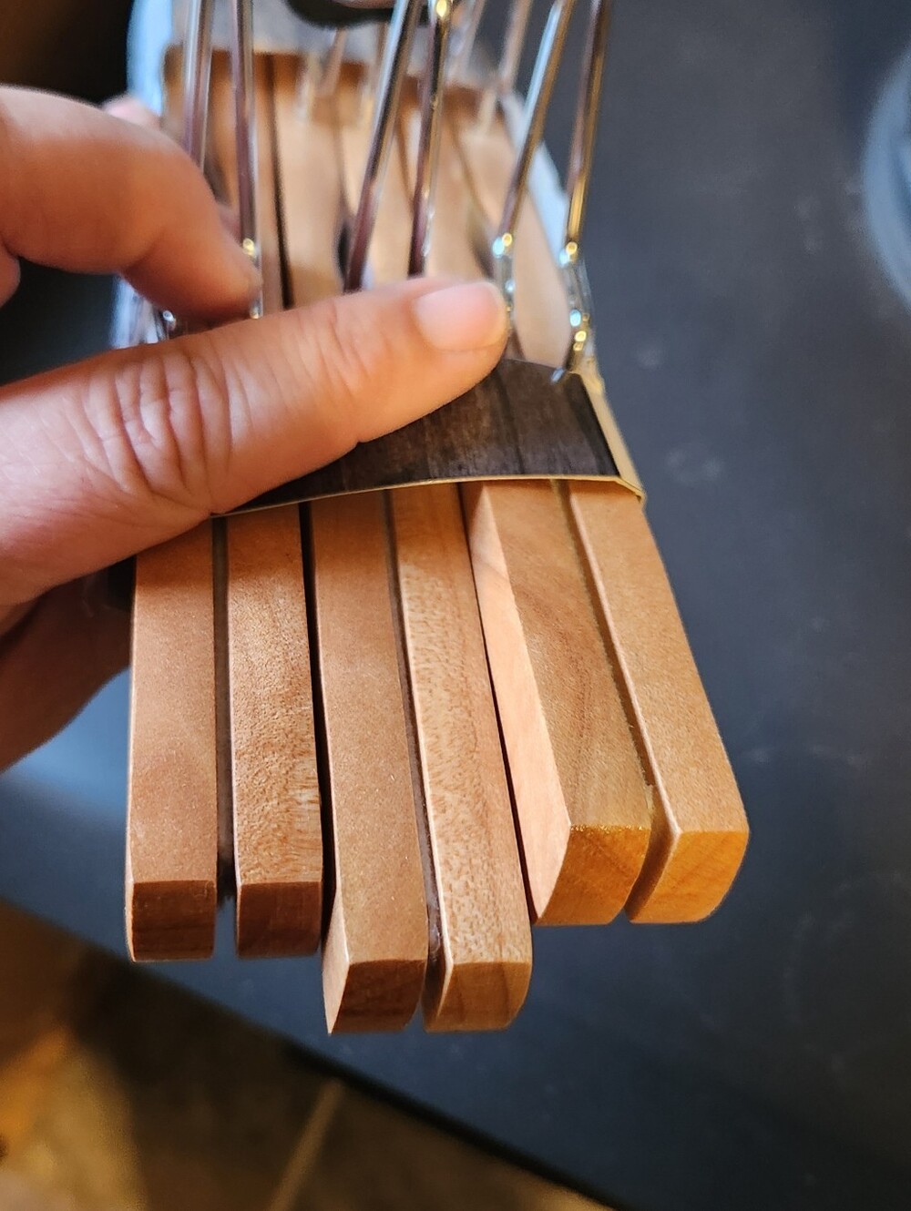 3 Pack Wood Clothing Hangers - Picture 4 of 4
